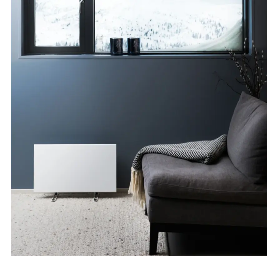 Adax elektrische convector kachel, Eco Basic - analoge thermostaat met blutooth functies