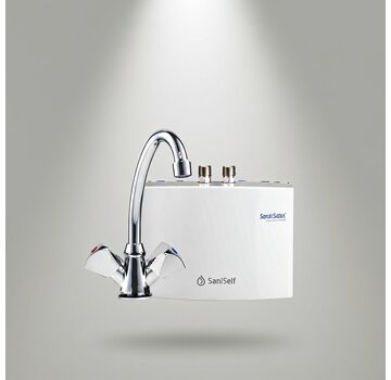 Saniself SaniSelf KDU doorstromer met kraan - Energielabel A