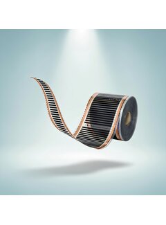 Infrarood vloerverwarmingsfolie, 50cm breed - 100w/m2