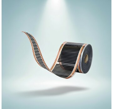 Comfort Infrarood vloerverwarmingsfolie, 50cm breed - 100w/m2