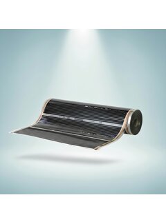 Comfort Infrarood vloerverwarmingsfolie, 100cm breed - 50w/m2