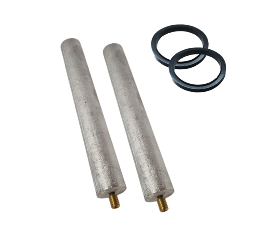 Ariston Velis Onderhoudsset - 2x Magnesium Anode + Sluitring (Origineel)