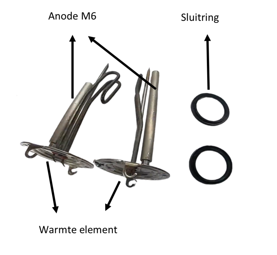 Ariston Velis onderhoudset, 2x anode en sluitring