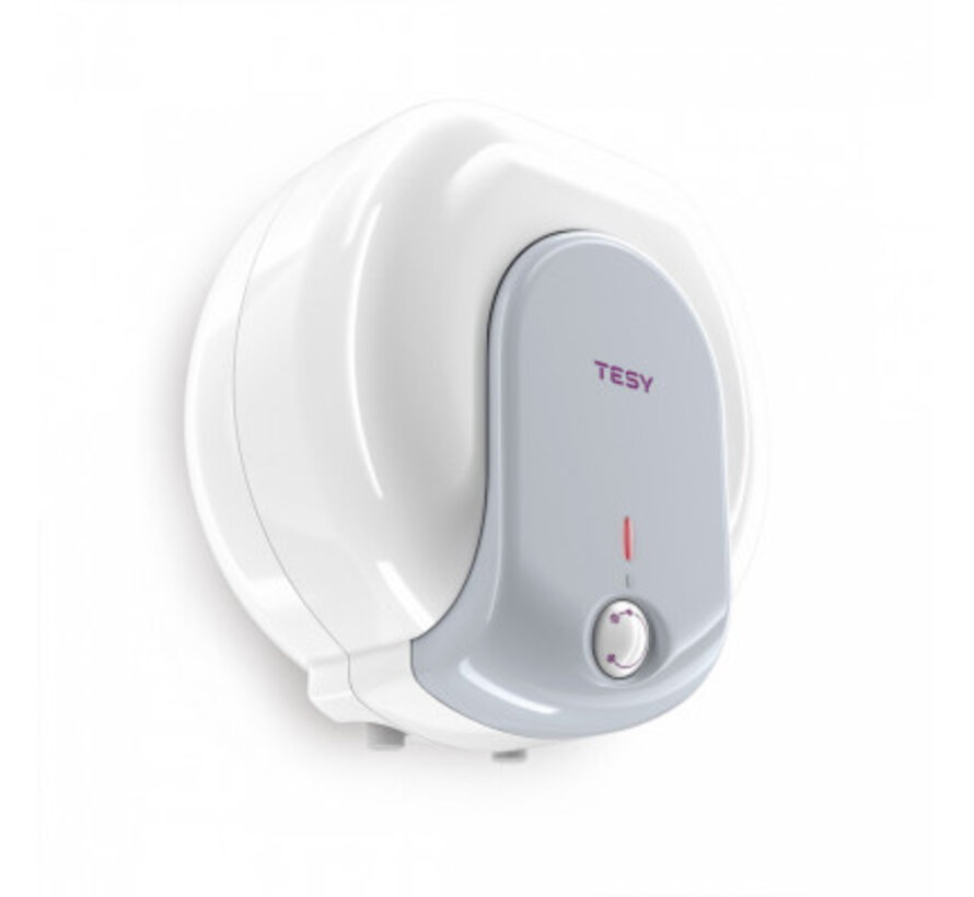 Tesy Compact Elektrische Keukenboiler Close-Up (Bovenbouw) – 10 of 15 liter