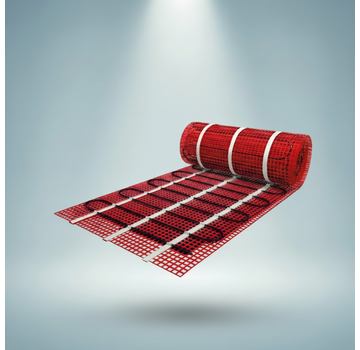 Comfort vloerverwarmingsmat - 100 watt per m2