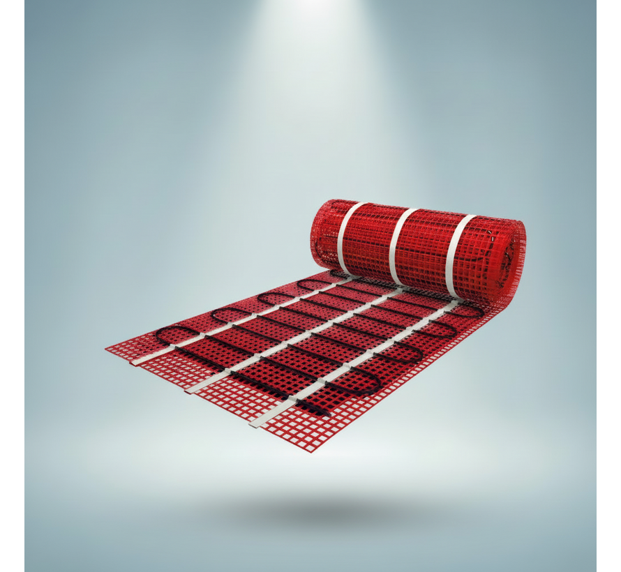 Comfort vloerverwarmingsmat voor onder tegels of plavuizen