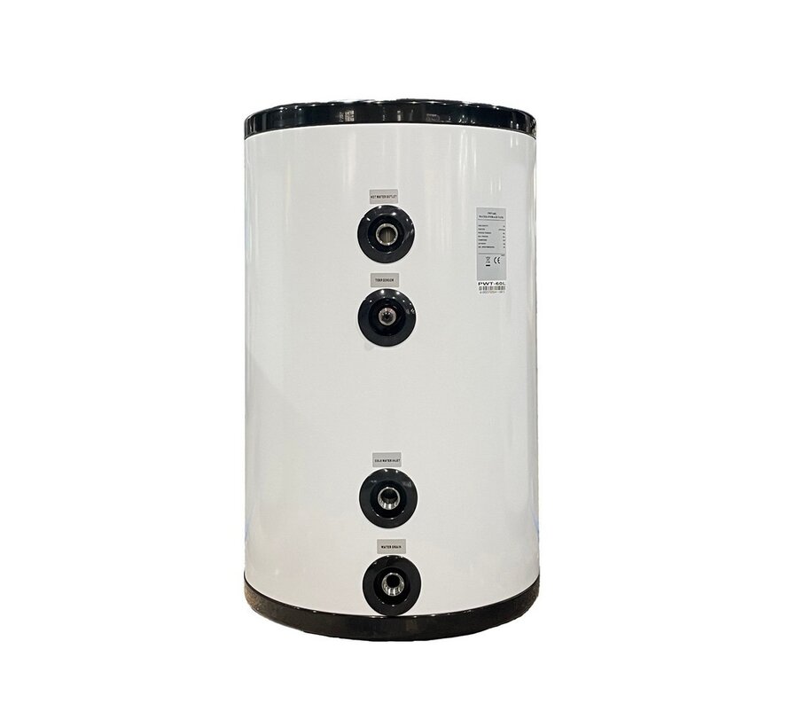 Haier Duplex Buffertank voor Warmtepomp (60-250 Liter) - RVS Opslagvat