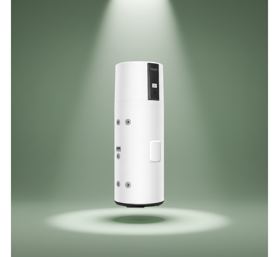 Haier warmtepompboiler, Kwikot M7-C serie - 200 of 250 liter. Label A+  met wisselaar