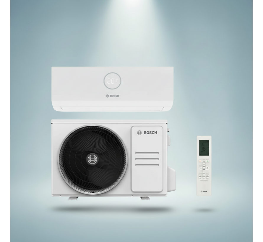 Bosch Climate 3000i Airco Single-Split Set - Incl. Buitenunit & Afstandsbediening