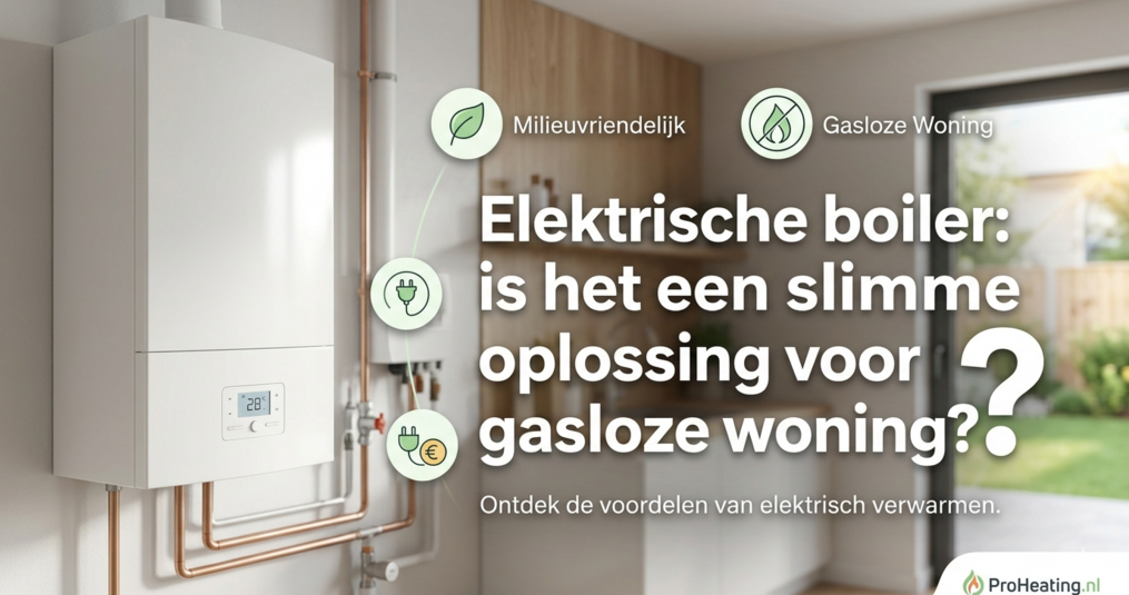 Elektrische boiler: is het een slimme oplossing voor gasloze woning?