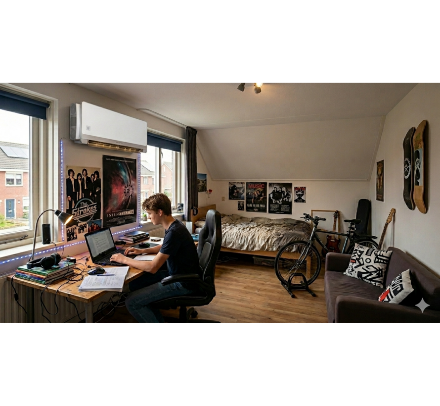 Fintek Airco monoblock, Kyoto met PTC Warmtebooster