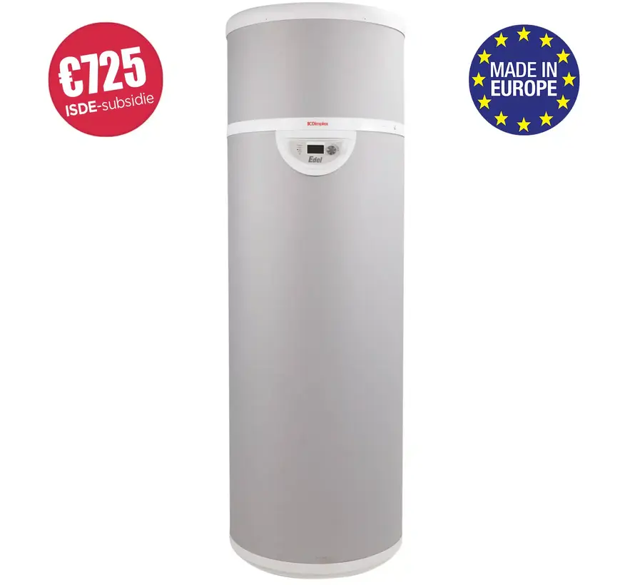 Dimplex Edel 150 AIR warmtepompboiler geëmailleerd – 150L (R290)