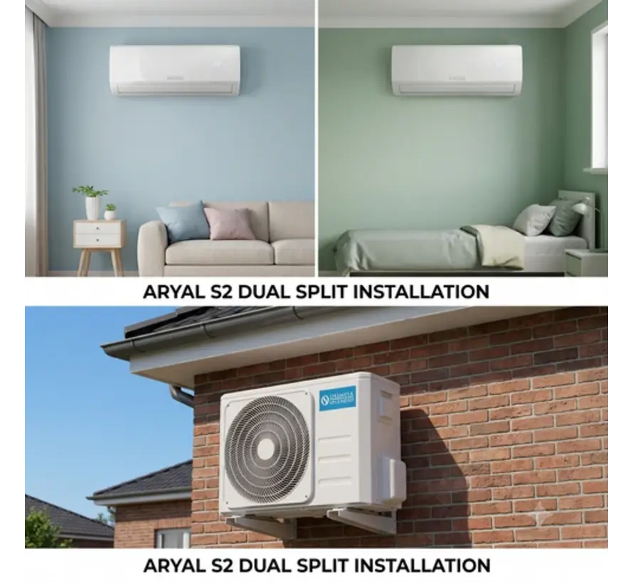Olimpia Splendid Aryal S2 Dual multisplit airco warmtepomp