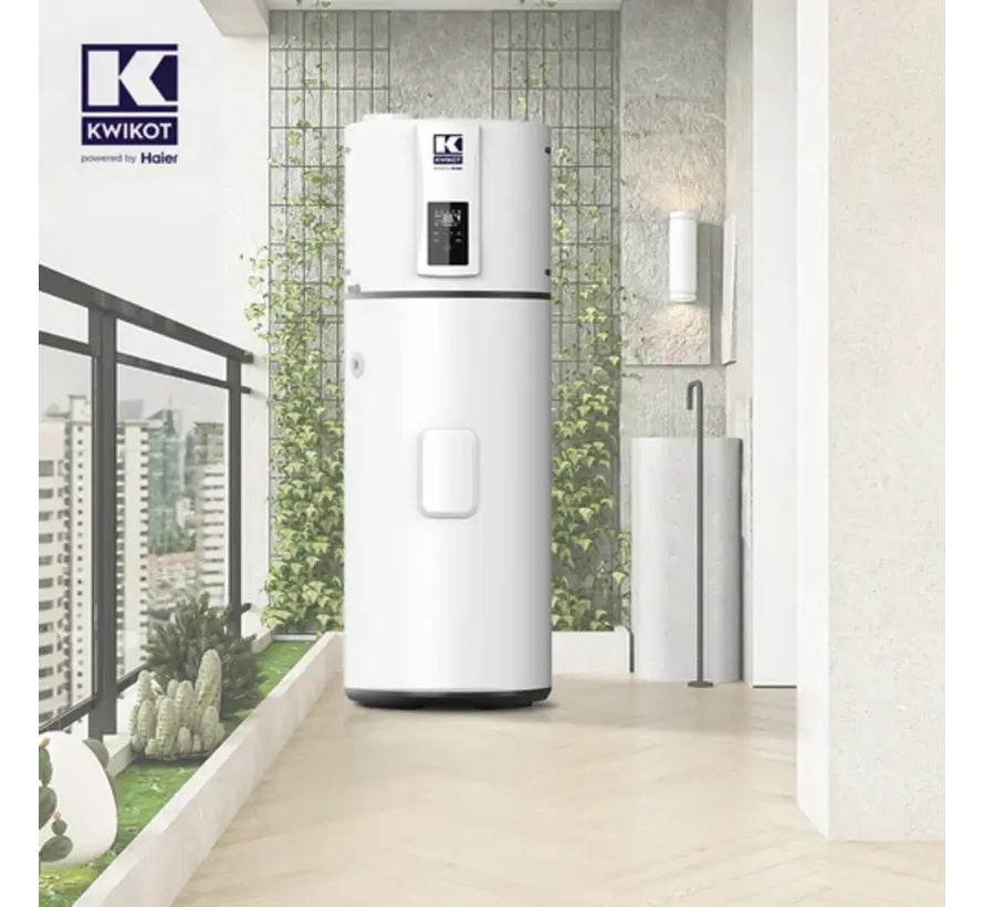 Haier Kwikot M7 warmtepompboiler – 200L tot 250L (R290)