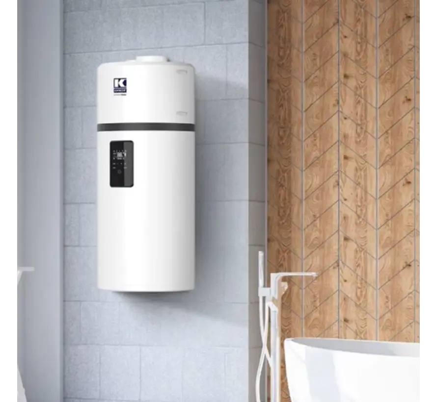 Kwikot M8 warmtepompboiler powered by Haier – 80L tot 150L (R290)