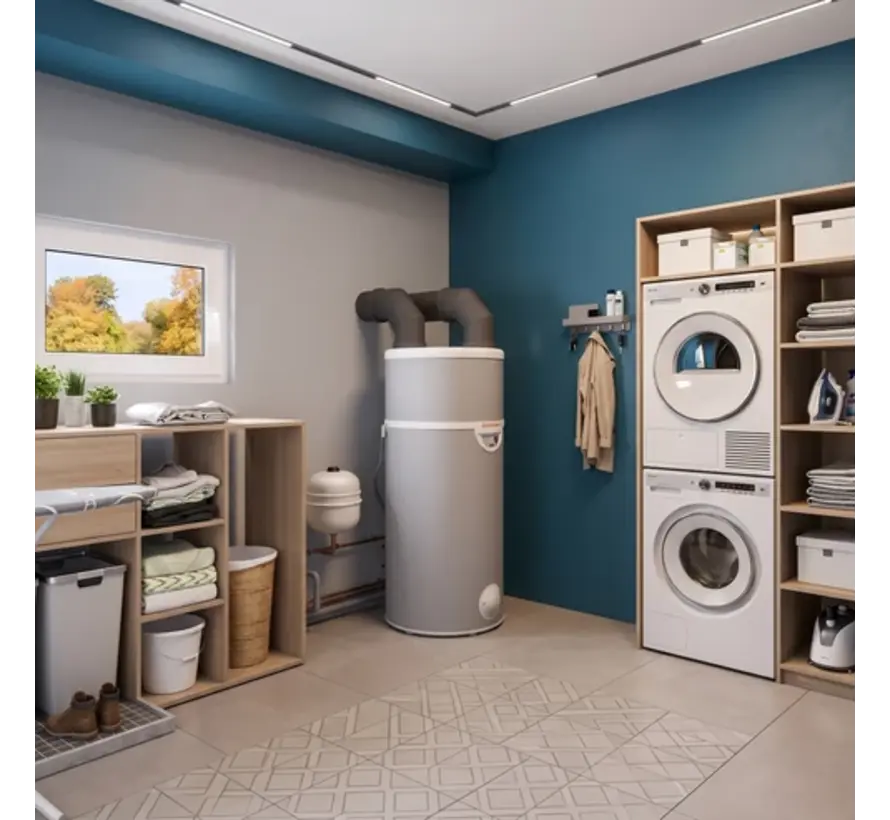 Dimplex Edel AIR warmtepompboiler RVS – 200L tot 270L (R290)