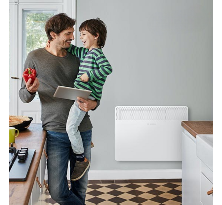 Bosch Heat Convector 4000 elektrische convector kachel (500W tot 2500W)