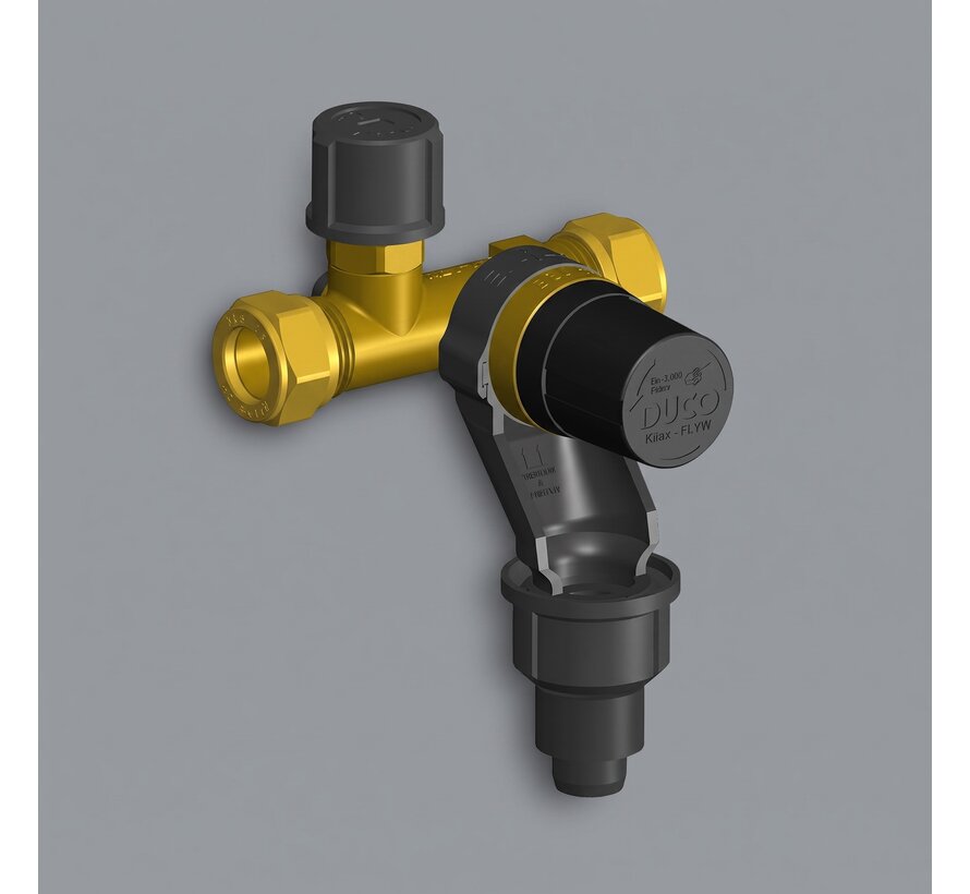 DUCO Boiler Inlaatcombinatie DN15 (15 mm knel) – 6 bar of 8 bar
