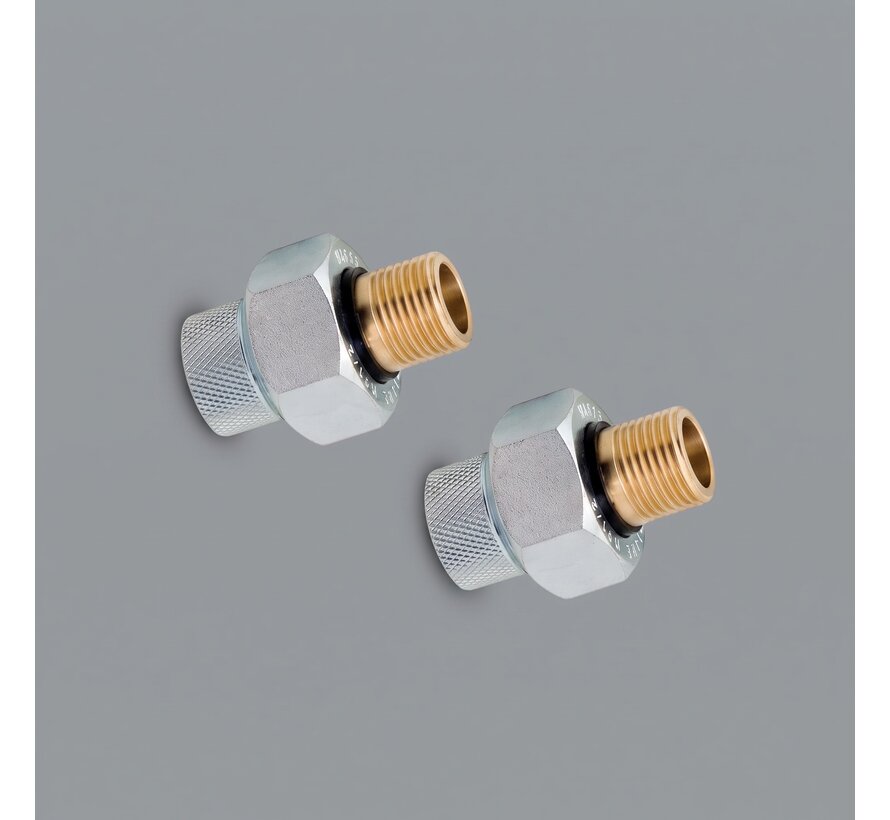 Watts isolatiekoppelingen 1/2" (set a 2)