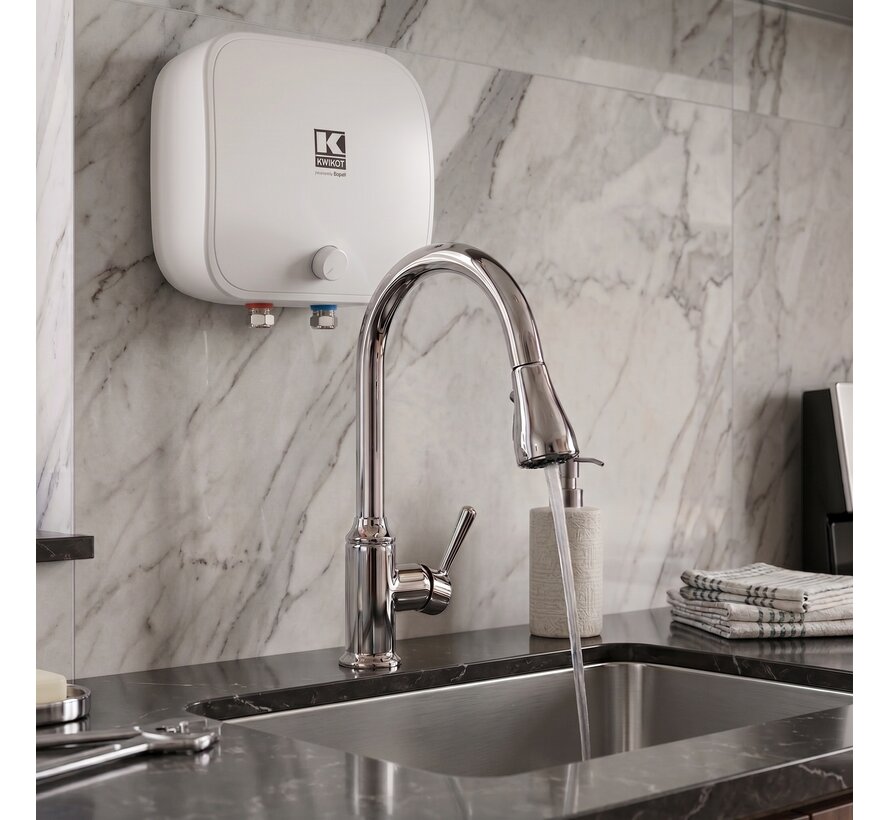 Haier / Kwikot Elektrische Keukenboiler Close-Up (Bovenbouw) – 15 liter