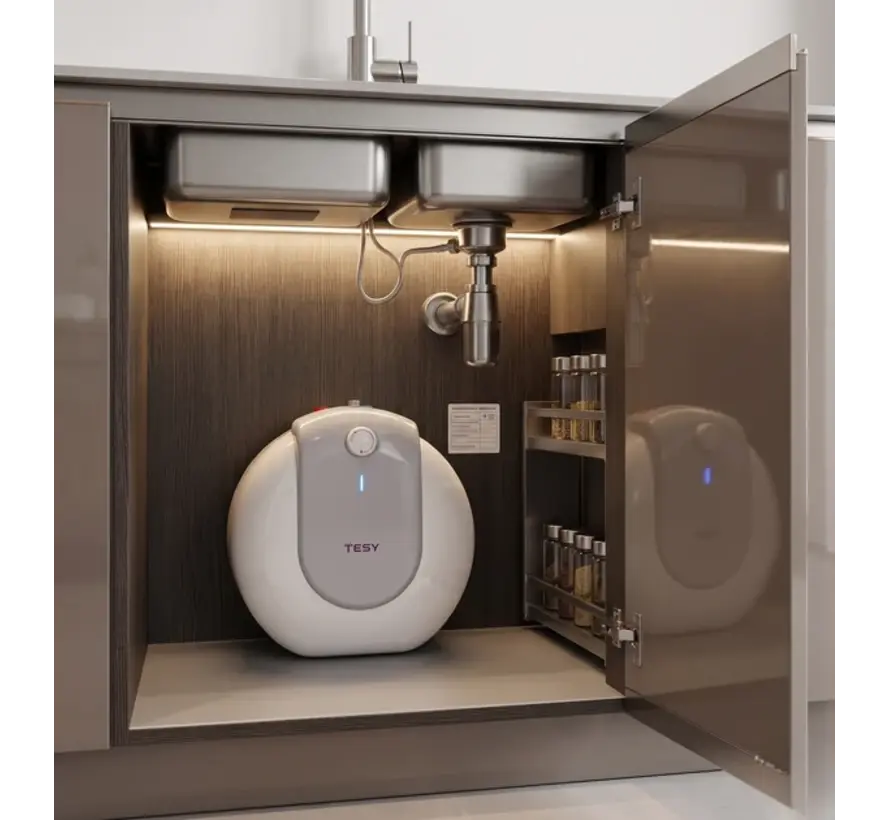 Tesy Compact Elektrische Keukenboiler Close-In (Onderbouw) – 5, 10, 15 of 30 liter