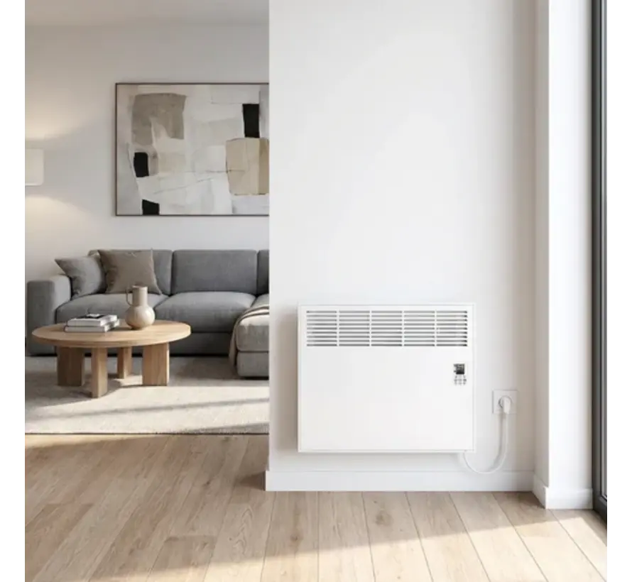 Ivigo Professional Elektrische Convector Kachel met Bewegingssensor en Klokthermostaat (500W - 2500W)
