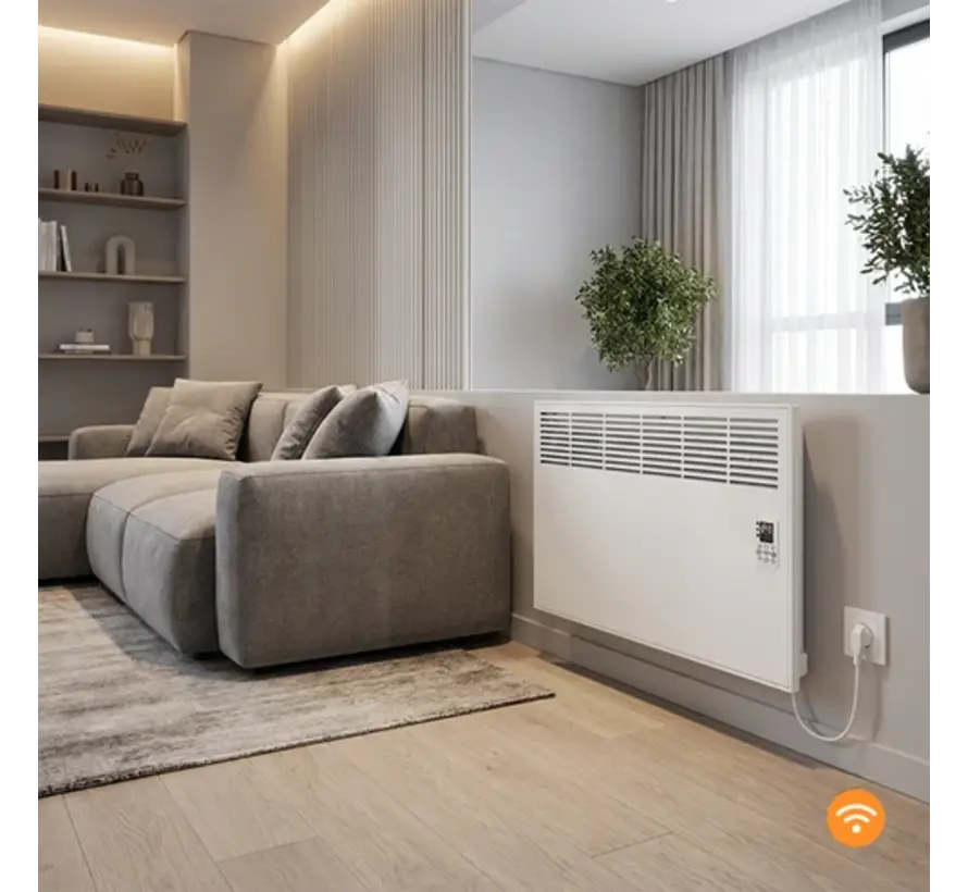 Ivigo Smart WiFi Elektrische Convector Kachel (500W - 2500W) – Tuya & Smart Life App