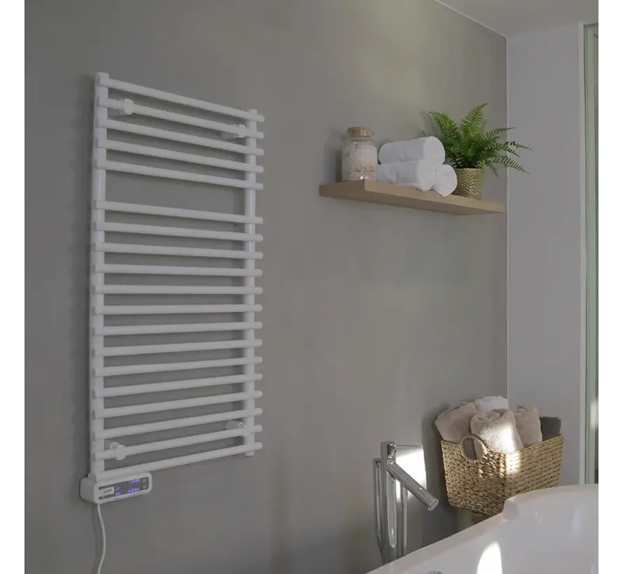 Ivigo Professional Elektrische Handdoekradiator Wit (275W - 800W) – IP66 Spatwaterdicht