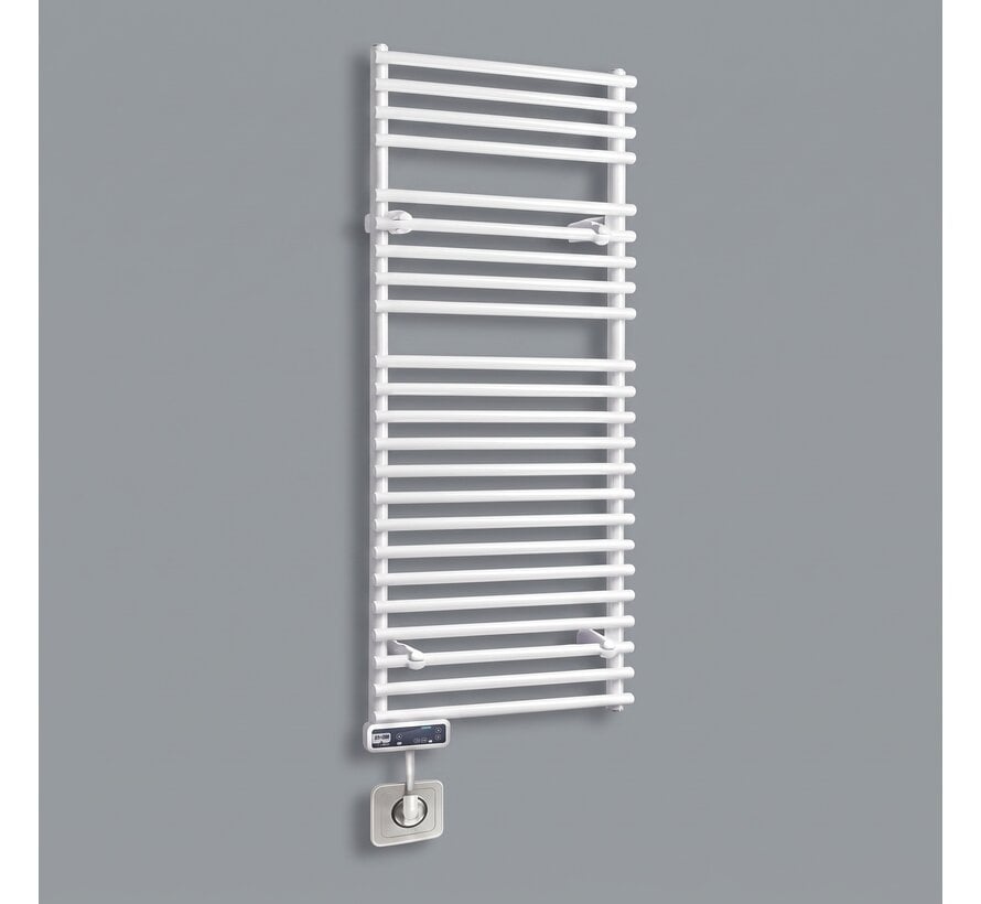 Ivigo Professional Elektrische Handdoekradiator Wit (275W - 800W) – IP66 Spatwaterdicht