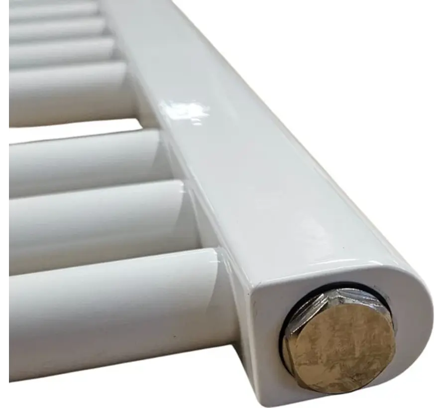 Radson Bagana Elektrische Handdoekradiator Wit met Essentiële Thermostat (RAL 9016)