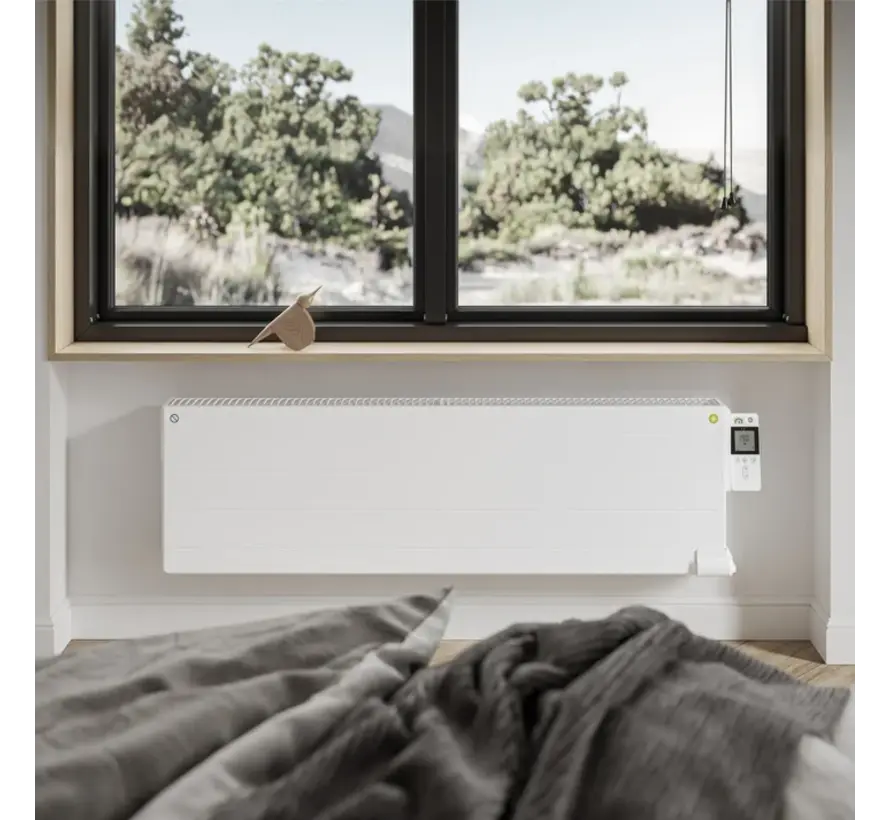 Radson Yali Ramo Plus Elektrische Oliegevulde Radiator 30 cm – Luxe Vlakke Voorplaat met Horizontale Belijning
