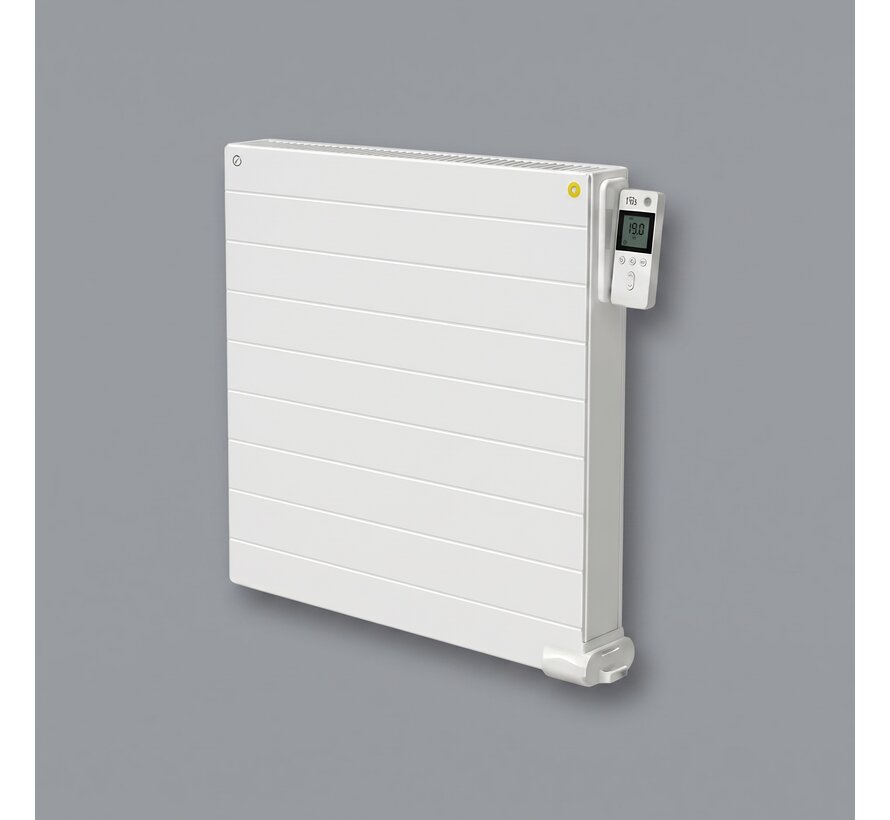 Radson Yali Ramo Plus Elektrische Oliegevulde Radiator 60 cm – Vlak Front met Horizontale Lijnen