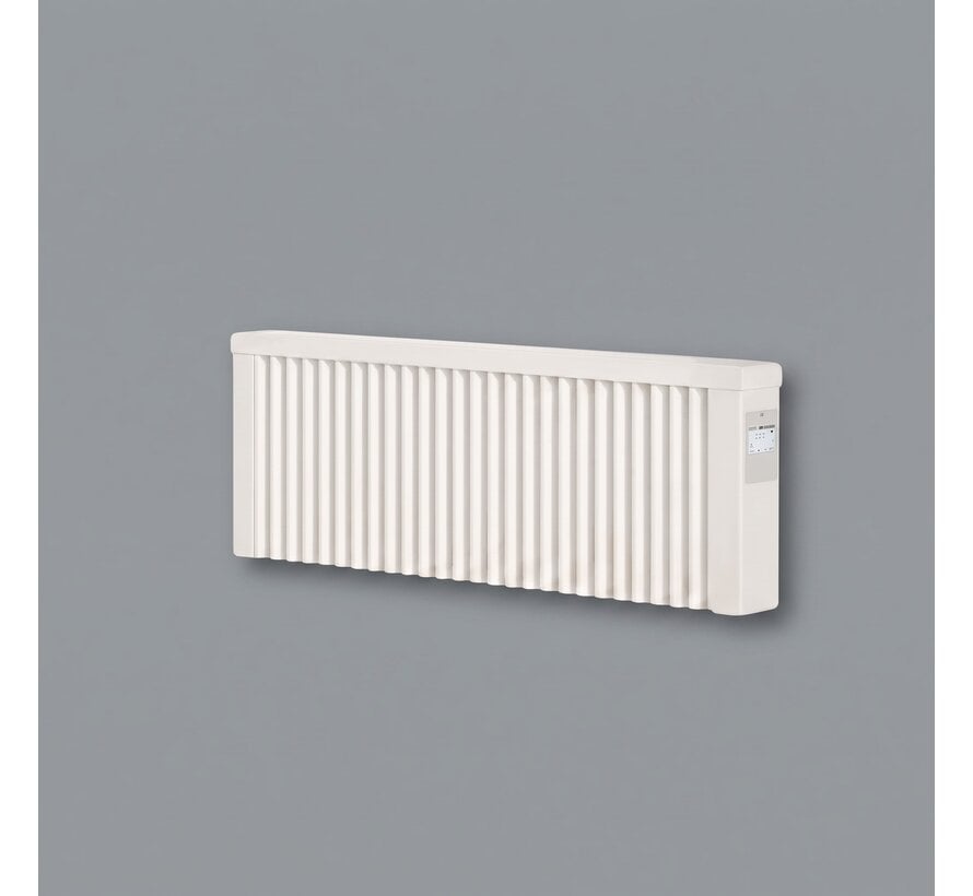 Thermotec AeroFlow Slim Elektrische Verwarming 33 cm – 1200W met Chamotte Warmte-Accumulatie en App-sturing