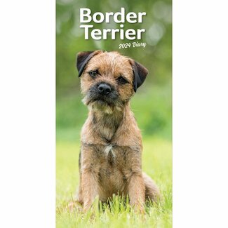 CarouselCalendars Border Terrier Pocket Diary 2025