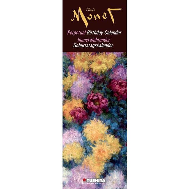 Monet Birthday Calendar