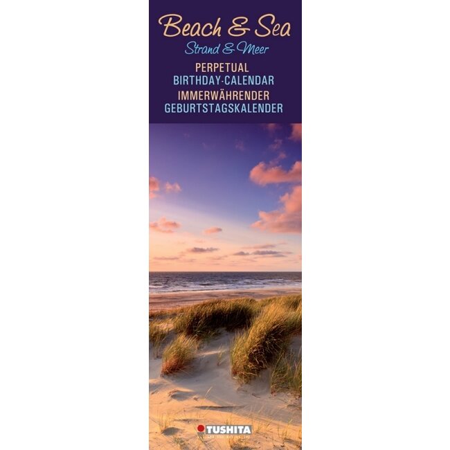 Beach and Sea Birthday Calendar