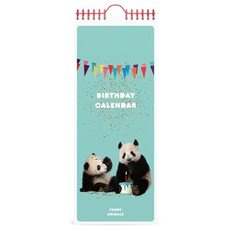 Lannoo Funny Animals Birthday Calendar