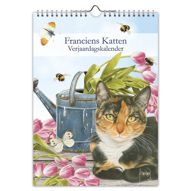 Comello Franciens Cat Lapjeskat Birthday calendar
