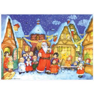 Sellmer A4 Advent calendar Santa comes to the City