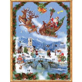 Sellmer Calendario dell'Avvento di Babbo Natale in Ar