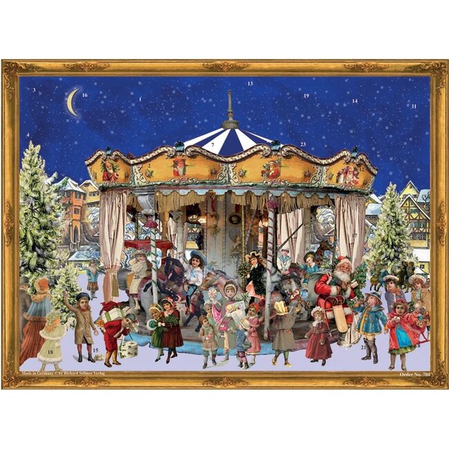 Advent Calendar Christmas Carousel