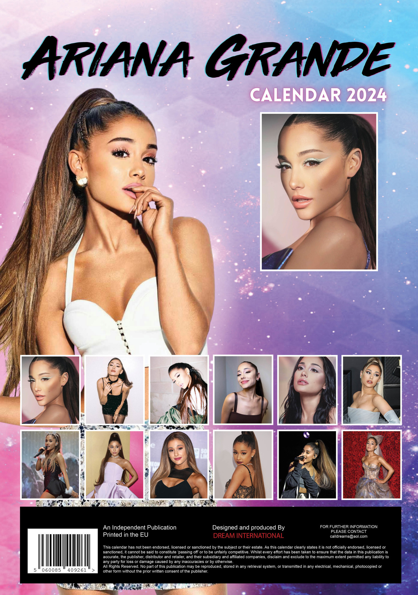 Dream Ariana Grande Calendar 2024