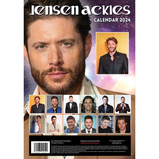 el Calendario 2024 A3 de Jensen Ackles? Rápido y fácil en