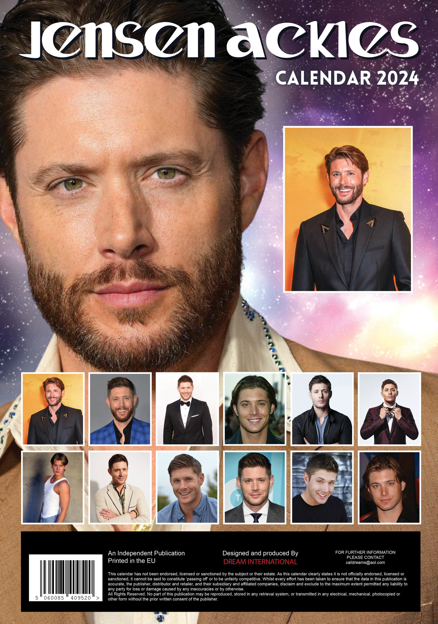 el Calendario 2024 A3 de Jensen Ackles? Rápido y fácil en