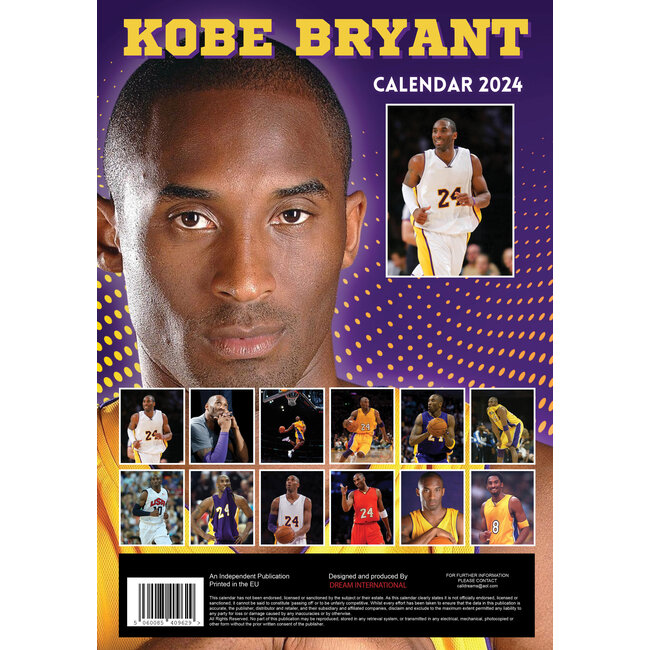 Comprar Calendario Kobe Bryant 2024 A3? Rápido y fácil en línea