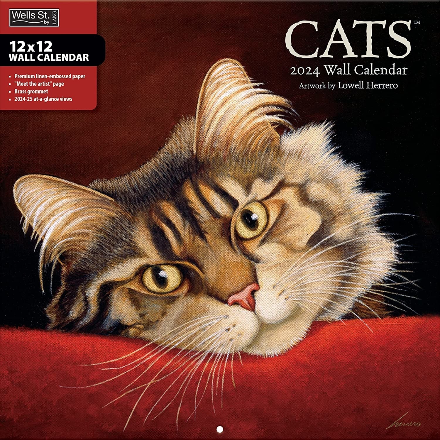 Wells st. by Lang Calendario dei gatti 2024 