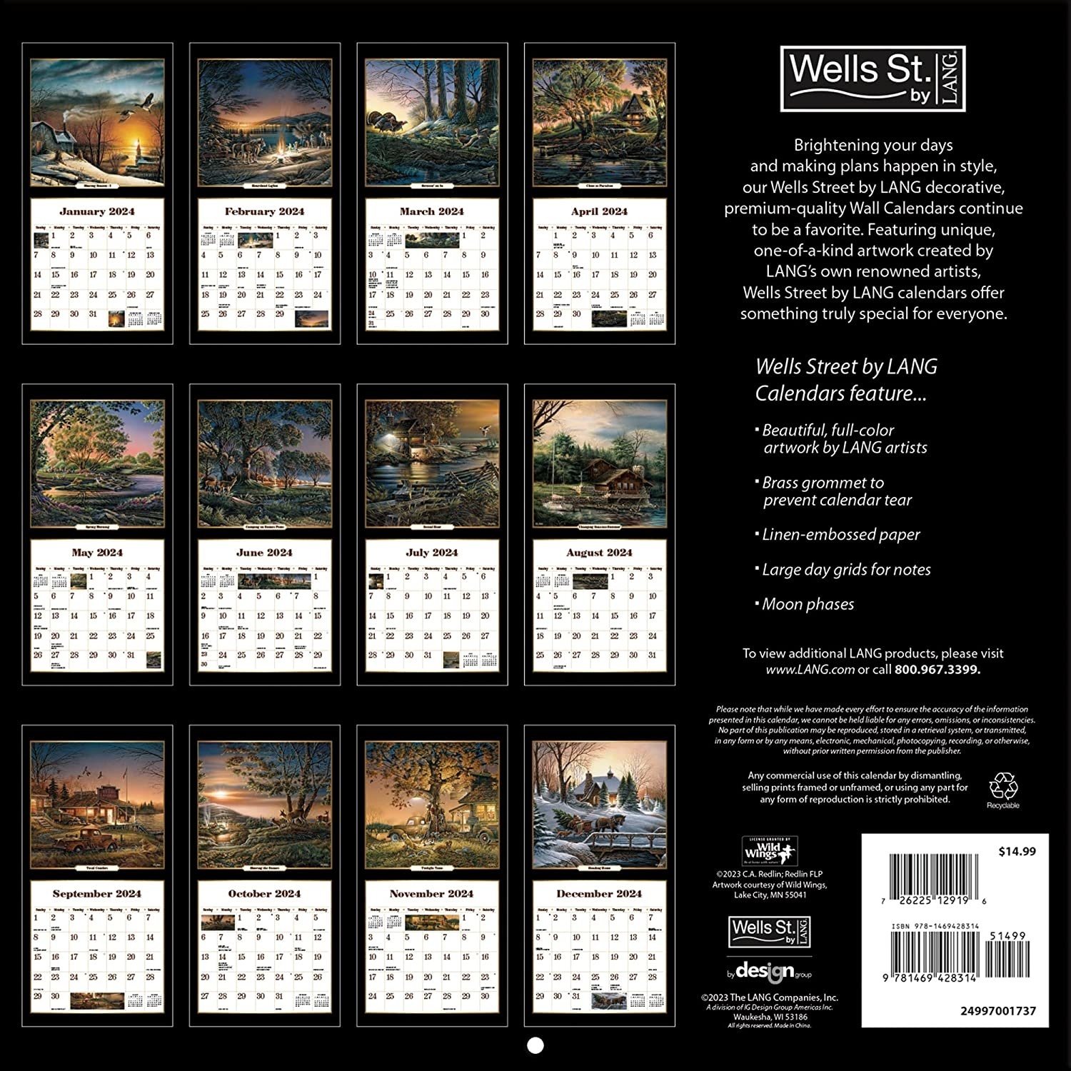 Comprar Terry Redlin Calendario 2024? Obra de Terry Redlin