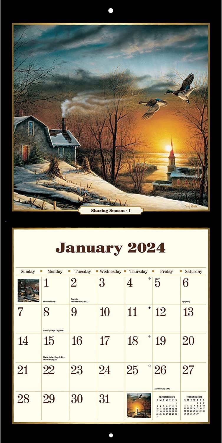 Comprar Terry Redlin Calendario 2024? Obra de Terry Redlin