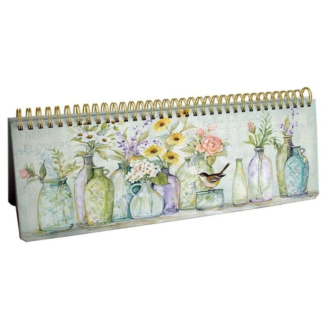 Garden Vase Deskplanner Datumloos