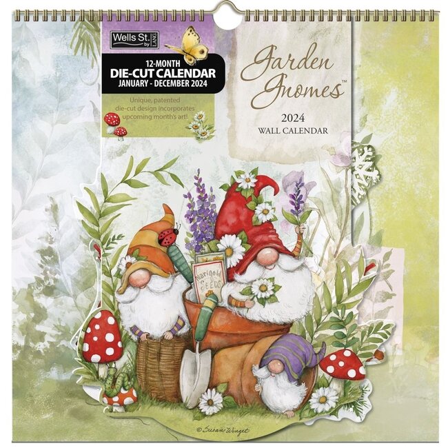 Acheter Gnome Gardens Ring Binder Calendar 2024 ? Commande facilement 